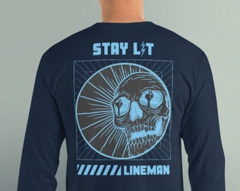 Lineman Shirt | LinemanShirt | Orkaan Ian Tee | Lineman Gift | Linecrew Shirt | Lineman Shirt I Shirt voor een Lineman I Linecrew
