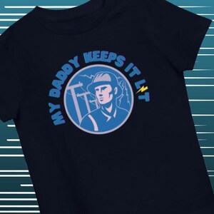 Linemans Kid T-Shirt | LineKid TShirt | Electricians Kid Tee | Lineman Life TShirt | Line Kid Tee | Electrician Kid | Lineman Gift