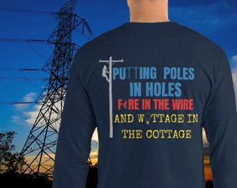 Lineman Shirt / LinemanShirt / Hurricane Ian Tee / Lineman Gift / Linecrew Shirt / Lineman Shirt I Shirt for a Lineman I Linecrew