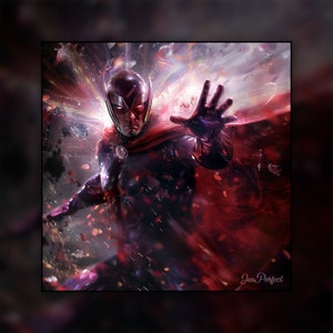 Magnetic Mutant Digital Art | Parody Art | Villain Art | Comic Art | Abstract Art | Instant Download for Digital & Physical Use