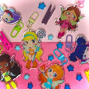 Winx Fairy Acrylic Keychain