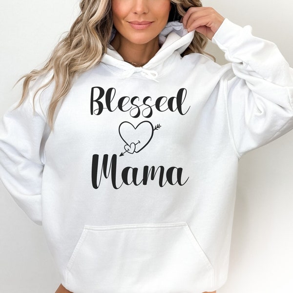 Blessed Mama Hoodie, Mama Bear Hoodie, Mama Hoodie, Christian Hoodie, Blessed Hoodie, Personalized Hoodie, Mama Sweater, Mama Gift