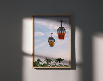 Disney Skyliner 2, Disney World Photo, Disney World Wall Art, Disney World Print, Disney World Poster, Disney Photography