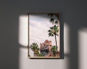 Hollywood Studios Tower of Terror, Disney World Photo, Disney World Wall Art, Disney World Print, Disney World Poster, Disney Photography