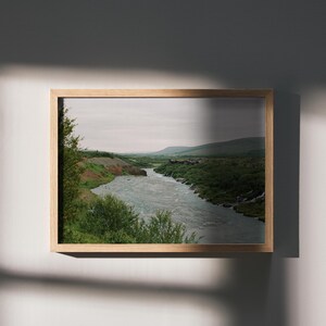 Hraunfossar Iceland, Iceland Photography, Iceland Photo, Iceland Wall Art, Iceland Print, Iceland Photography, Landscape Wall Art