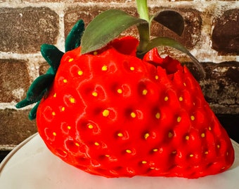 Maceta de fresas de regalo