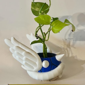 Mario Blue Shell Trophy Planter