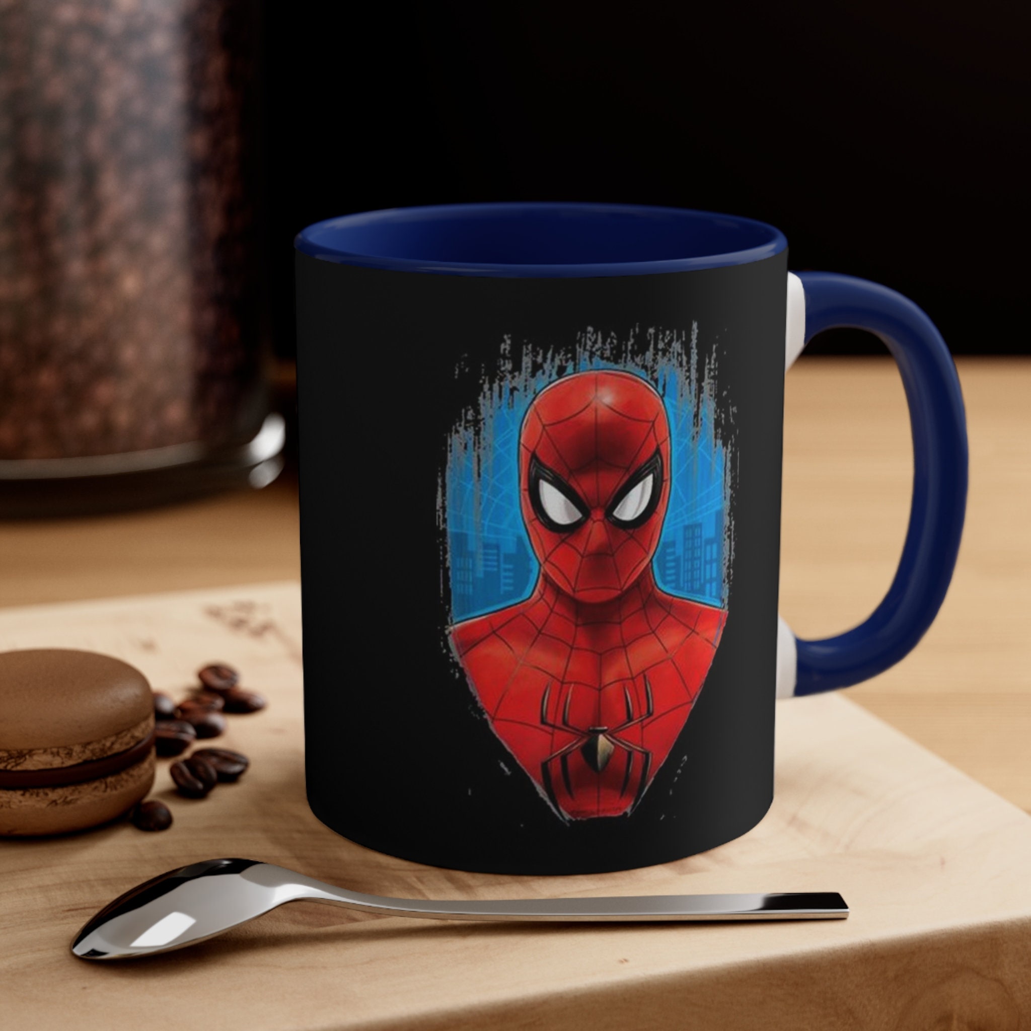 Spider-Man High Above the City Mug, Zazzle