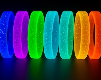 Pulseras luminosas LED: pulseras luminosas de neón para fiestas y raves