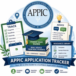 APPIC Pre-doctoral Internship Application Guide & Resource Library: Advice, Resources, Sample Materials, Tracker, Tips