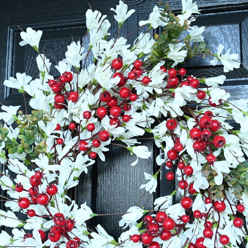 CasablancamarketUS Forsythia & Berry Wreath - Thumbnail 2