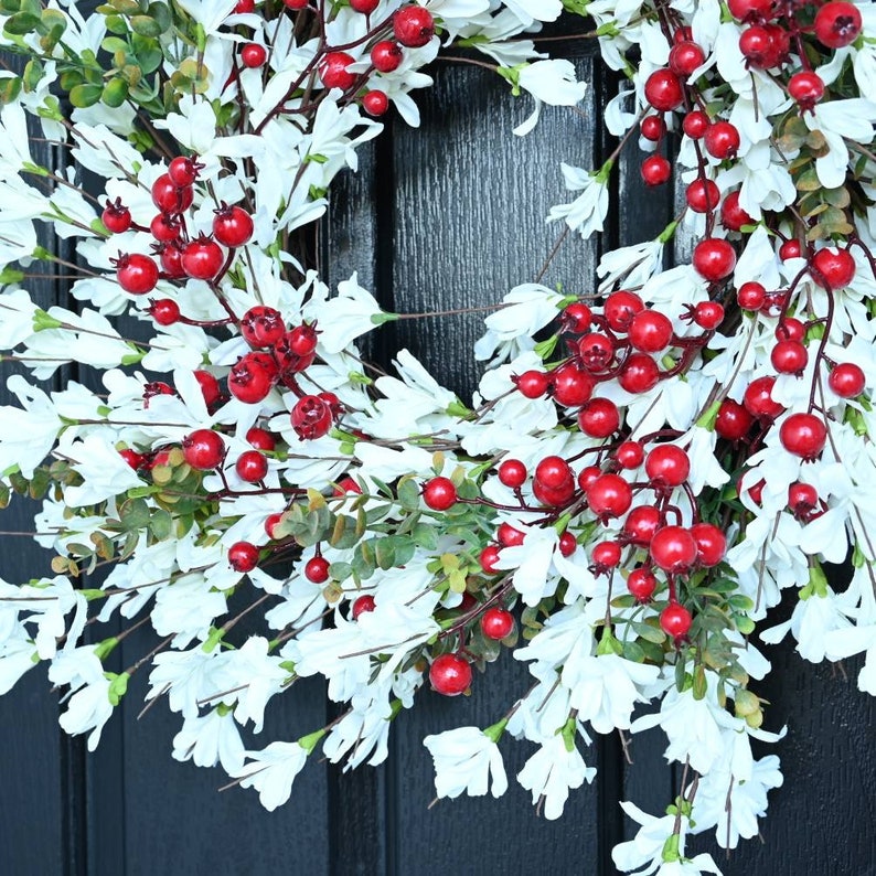 CasablancamarketUS Forsythia & Berry Wreath - Thumbnail 4