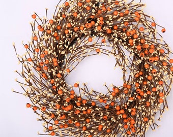 Fall Wreath, Front Door Wreath, Wreath for Fall, Autumn Wreath, Thanksgiving Wreath, Autumn Door Wreath, Berry Wreath