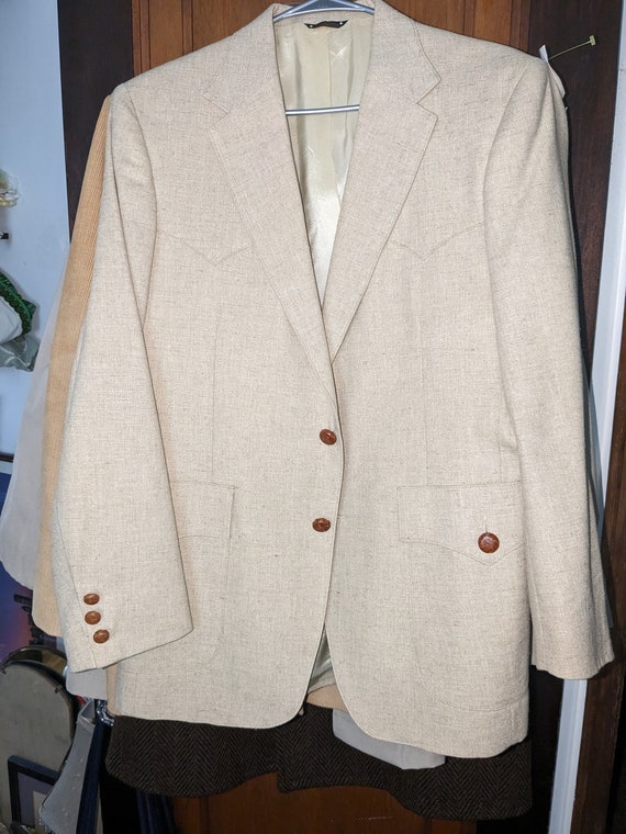 Vintage Levi's Western Wear Linen Sport Coat