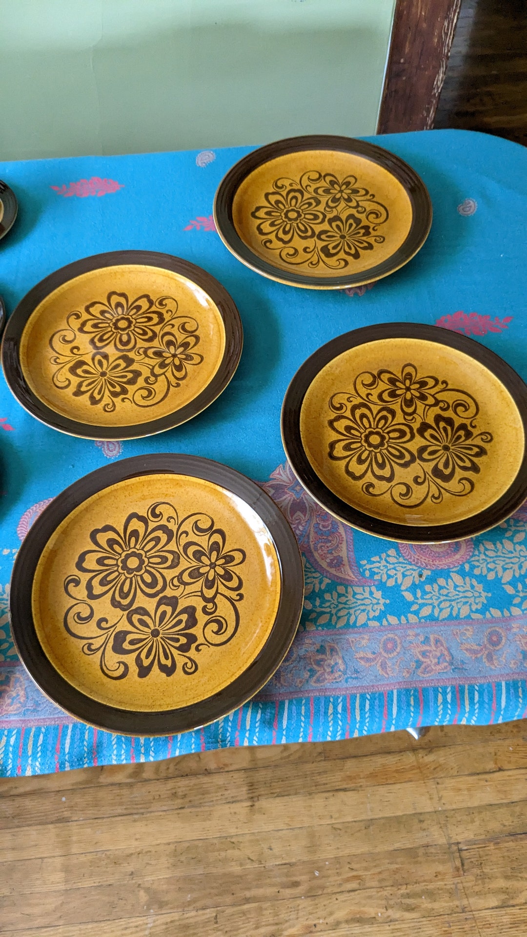 Vintage 16piece Decostone Dinnerware Set Etsy