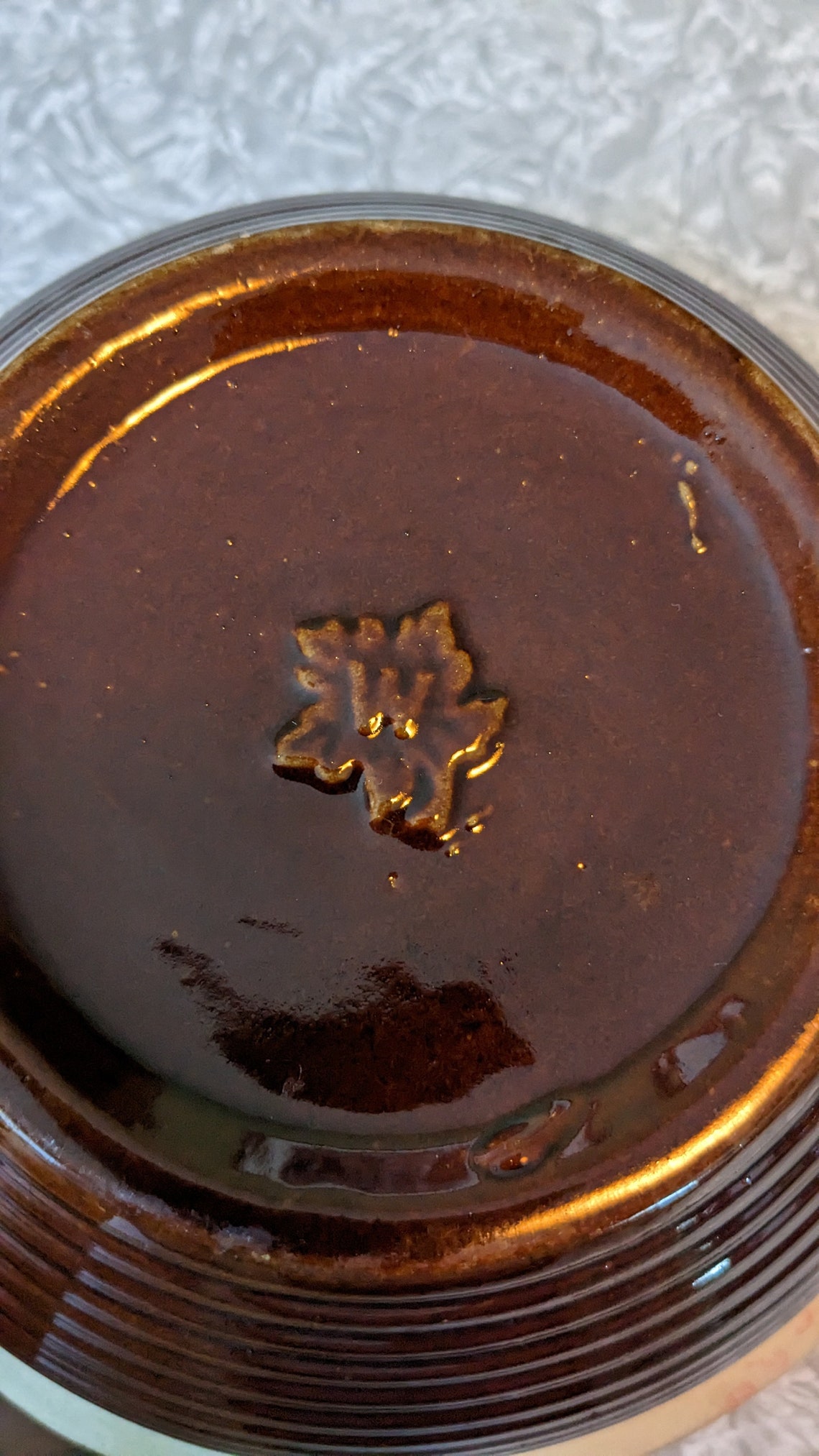 Vintage Brown Western Stoneware Beehive Bowl Etsy