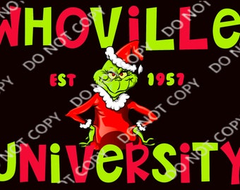 Whoville University PNG Digital Download