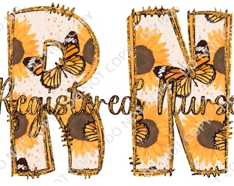 Registered Nurse PNG Digital Download