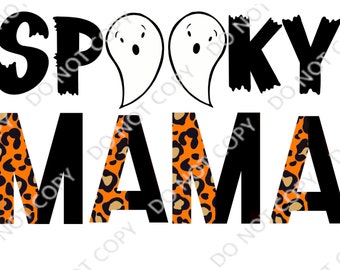 Spooky Mama PNG Digital Download