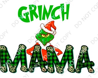 Christmas mama PNG Digital Download