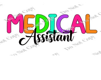 Descarga digital PNG de asistente médico
