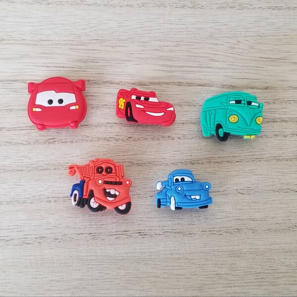 Lightning Mcqueen Charms Croc Etsy