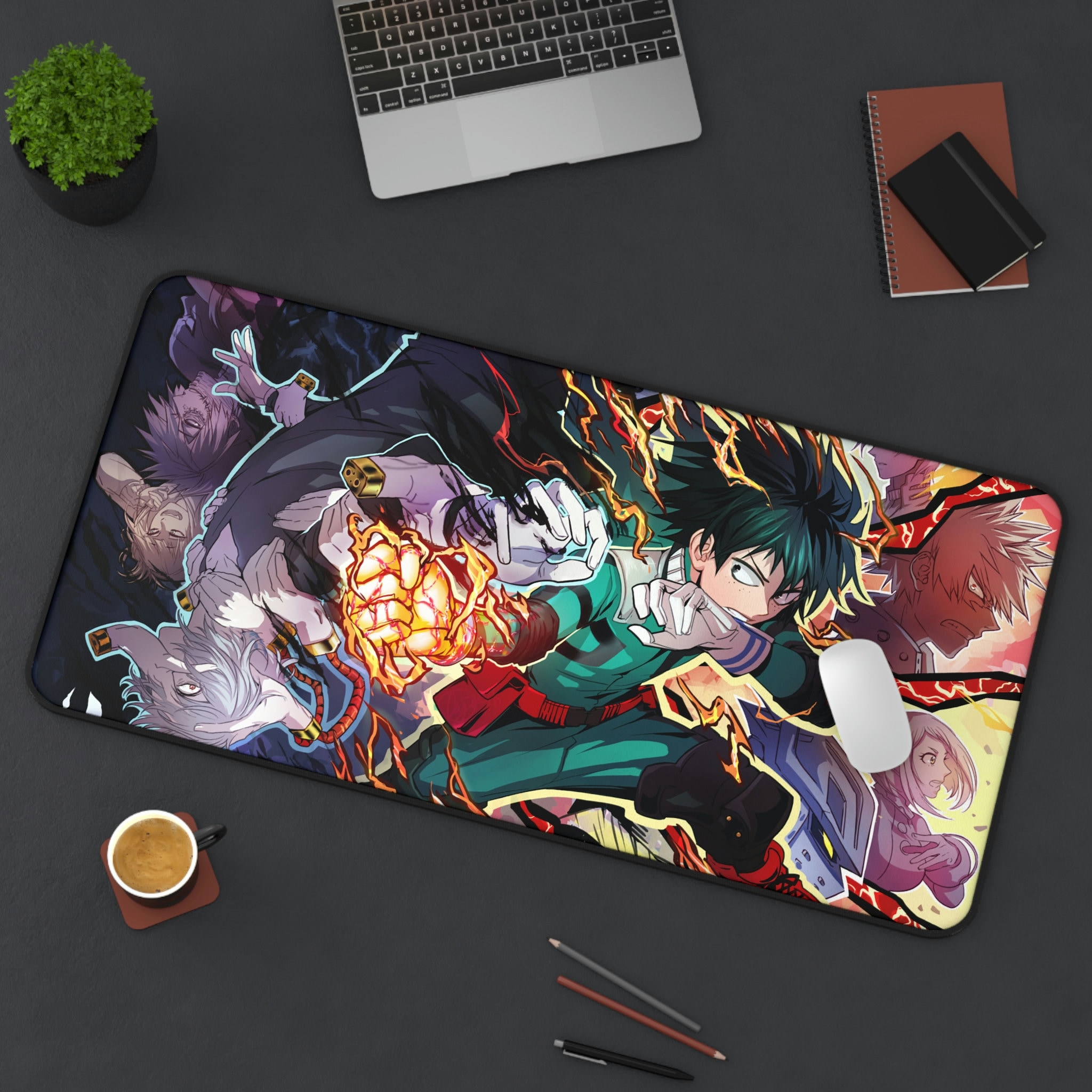 Discover MHA Hero | Anime XL Gaming Desk Mat |