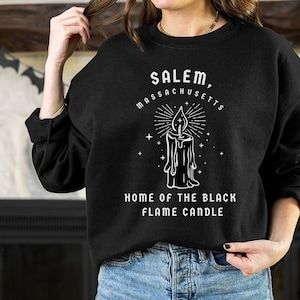 Salem Sweatshirt, Salem Massachusetts, Town of Salem, Salem Shirt, First Day of Fall, Halloween Town, Witches Broom