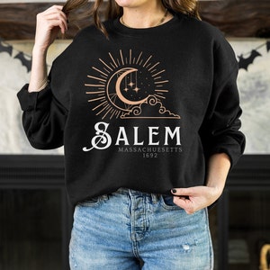 Town of Salem, Salem Sweatshirt, Salem Shirt, Witches Union, Witch Broom, Fall Apparel, Witch Sweatshirt, Salem Massachusetts