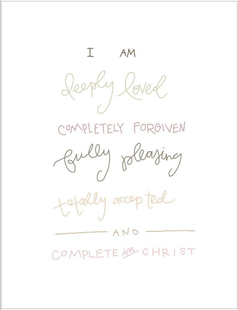 Complete in Christ & Matthew 11:28 - Etsy