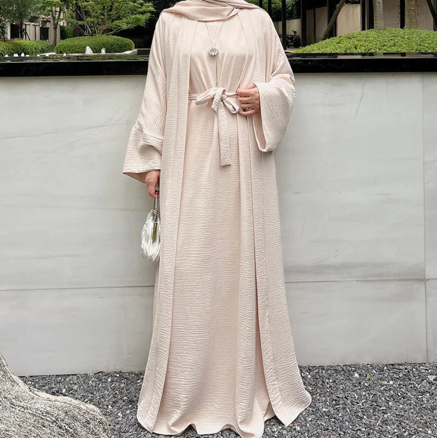 Cotton linen hotsell abayas