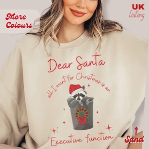 ADHD and autism shirt, funny raccoon sweatshirt, gift for teenage girls, neurodiversity, Christmas mental health gift, audhd, ADD sweater