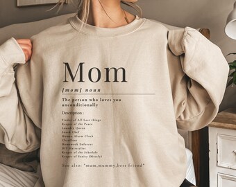 Mama sweatshirt, momma sweatshirt, Mother’s Day shirt, mama crewneck, mom life, new mom gift, mom birthday gift, from kids, womensclothing