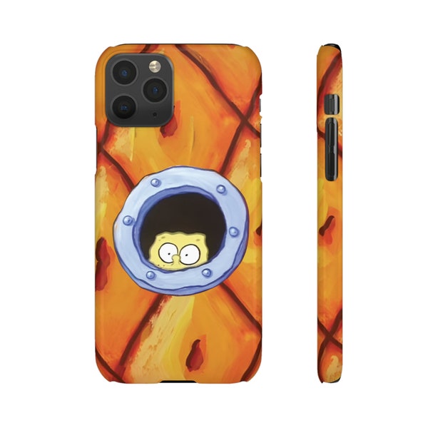 Peeking Spongebob Phone Case