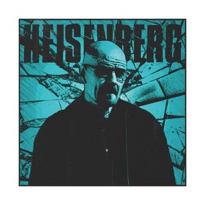 Heisenberg Poster - Blue Variant