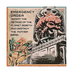 Metroid Poster - Vintage Variant