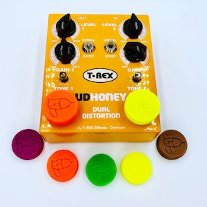 Pedal Footswitch Toppers (5 set) - pedal topper - pedal toppers