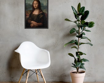 Mona Lisa Framed Poster