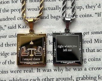I Stayed There- Right Where You Left Me Necklace