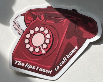 Maroon- Taylor Swift Sticker! "the lips I used to call home" midnights sticker