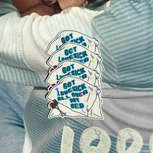 Slut Sticker Got Lovesick all over my bed Taylor Swift 1989 Taylors Version Merch image 1