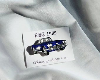 Getaway Car Pin Reputation Enamel Pin