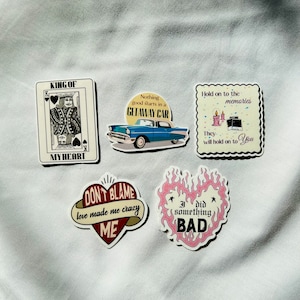 Reputation 5 Sticker Pack Taylor Swift Dont Blame Me New Years Day I Did Something Bad Getaway King of My Heart Stickers image 1