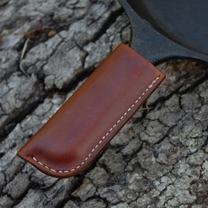Leather Cast-Iron Skillet Handle, Cover for Cast-Iron Skillet Pot Handles