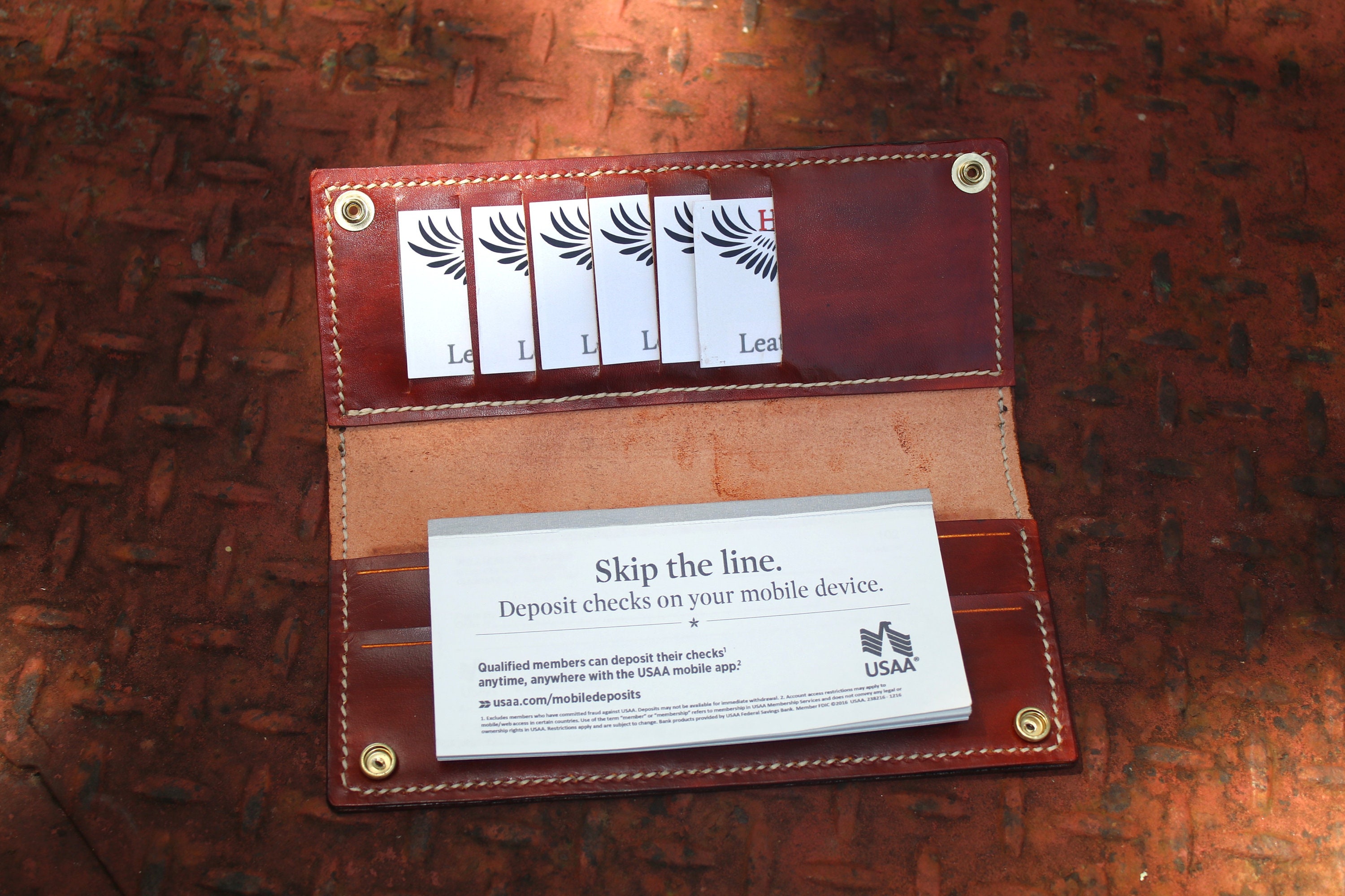 Hand Made Roper Wallets Hand-tooled Leather Roper Wallet, Wild Rose Floral Carved Western ...