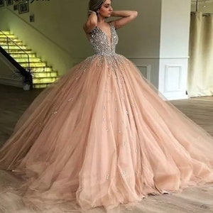 Cinderella Gown, Fit & Flare Wedding Gown, Bridal Shower Dress, Prom Party Dress, Modelling Dress, Chic Birthday Dress, Beauty Pageant Dress