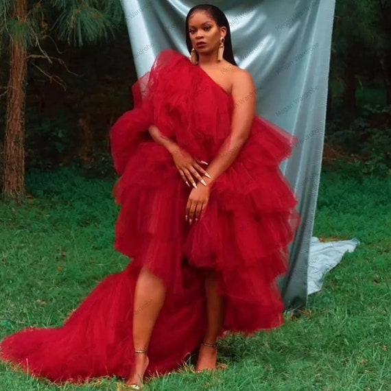 Tulle skirt red carpet cheap