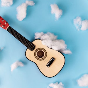 Guitar Music Art Composite Digital Backdrops for newborn photography