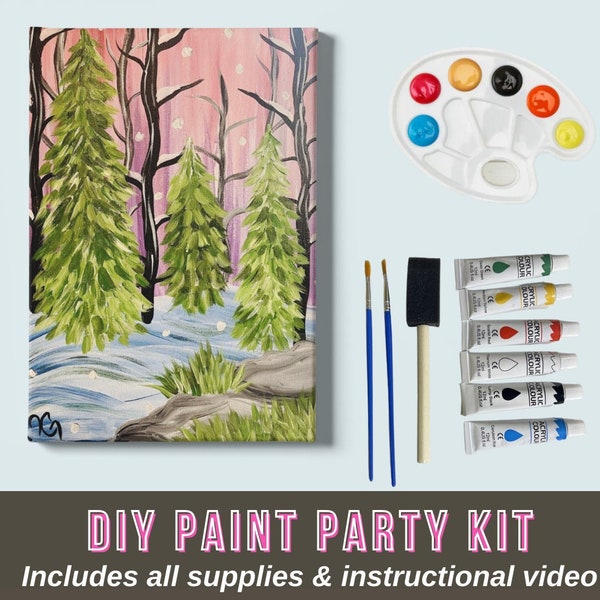 Paint and Sip Kits Etsy