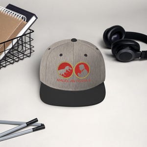 American Fossils Snapback Hat T Rex Trump Satire Streetwear Cap